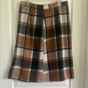 Unbranded plaid flared skirt size xl